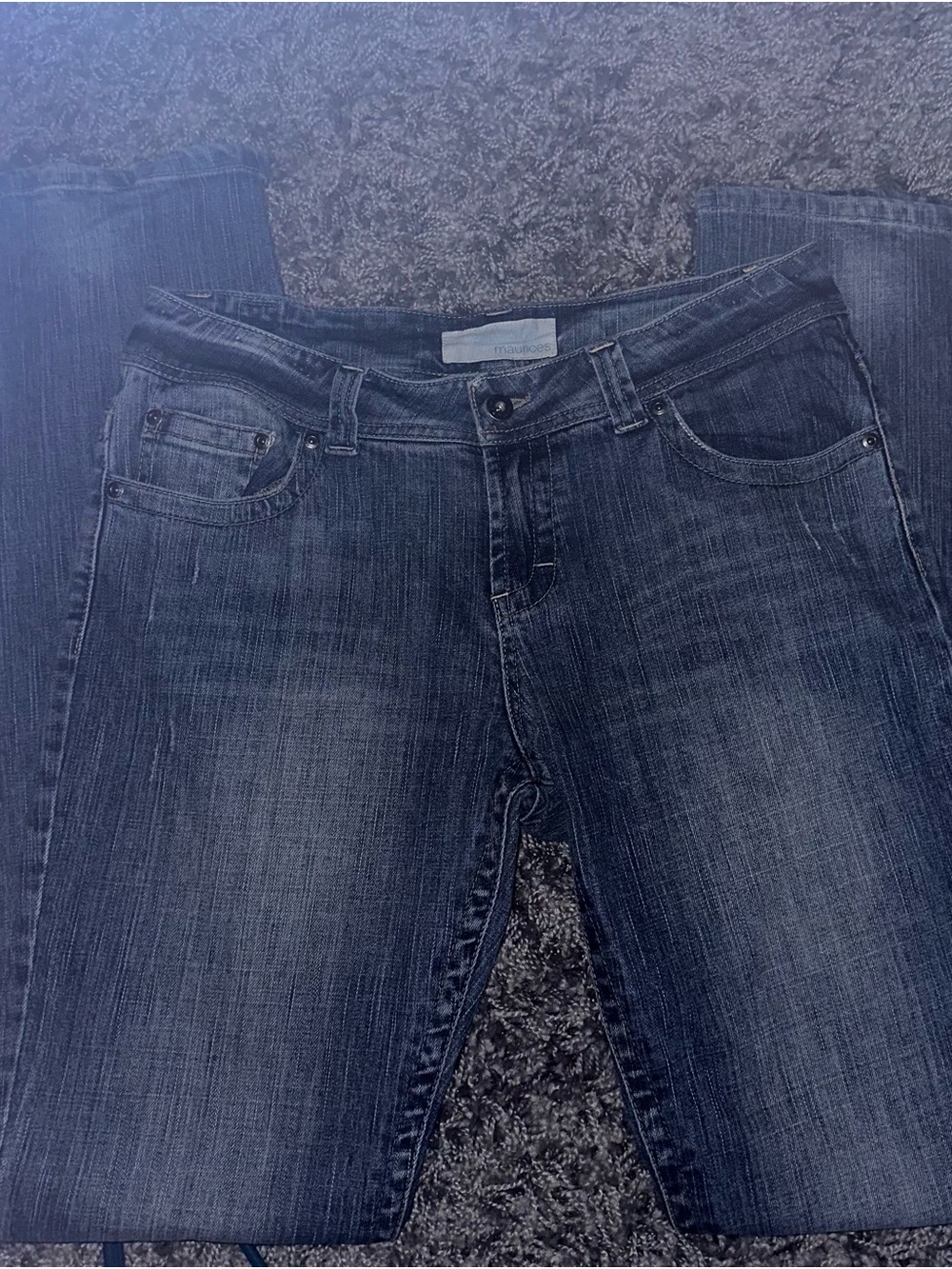 Older Style Women’s Maurices Dark Blue Denim Jeans